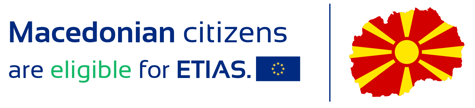 Macedonian citizens are eligible for ETIAS